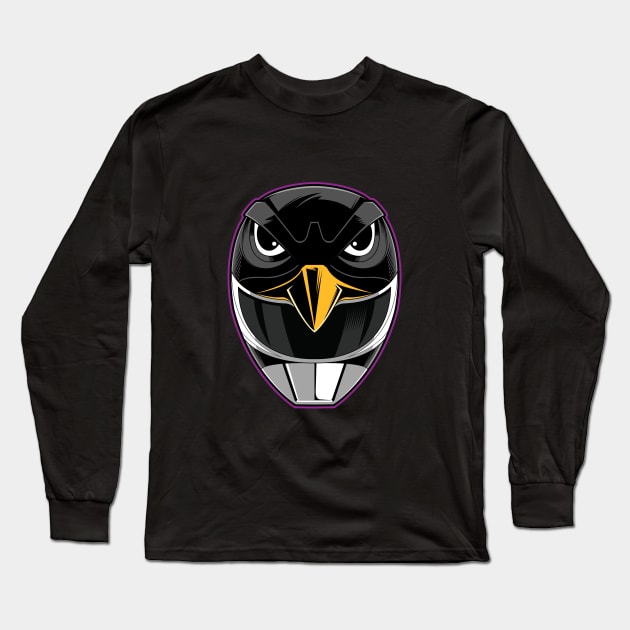 Black Condor Long Sleeve T-Shirt by Antoneox